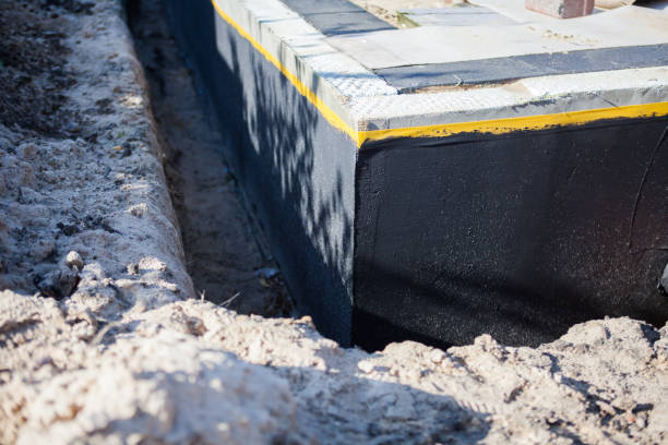 Residential Waterproofing installation at a Sedalia, OH home by SJ Waterproofing Pros
